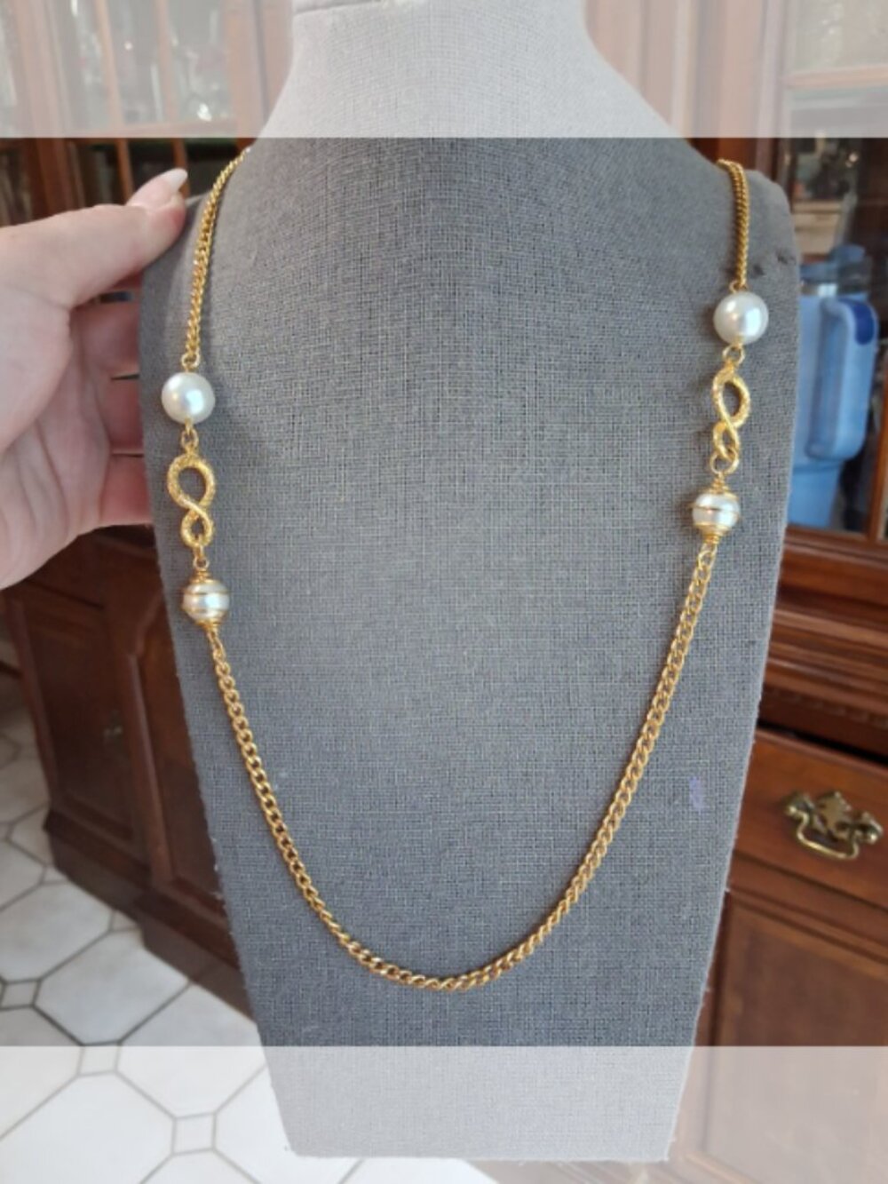 46 inch Statement necklace